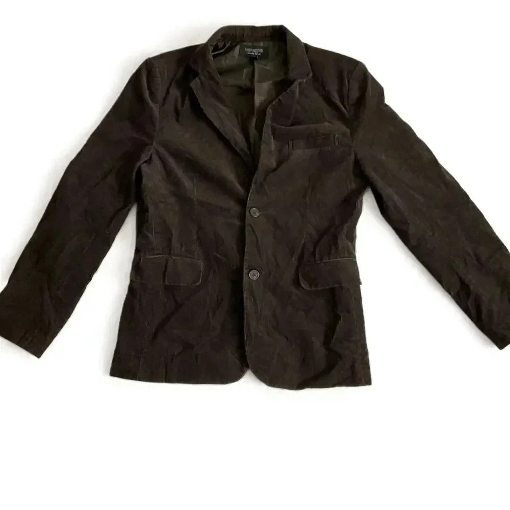 Heritage‎ 1981 Brown Corduroy 2 Button Blazer Jacket Medium